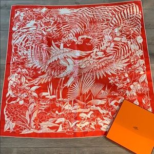 Hermès limited edition silk scarf